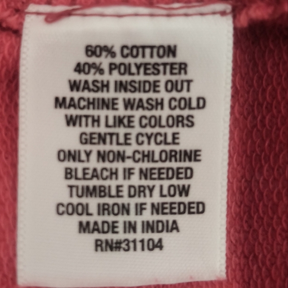 [5x$20] New Red Stripes Top / Size L Junior - Picture 6 of 6